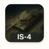 Account with (10)  IS-4 tank 732 photo