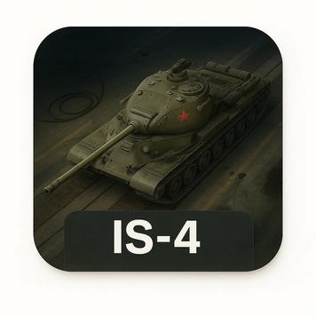 Account with (10)  IS-4 tank 732 photo