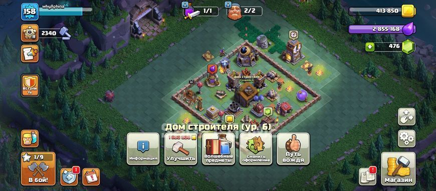 158 LvL + 16 TX + (фул 80%) + стіни 15-16 LvL + 8 скинів 2843 фото