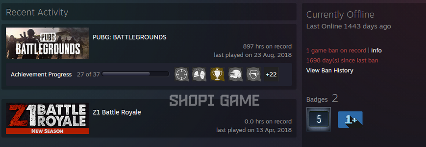 Steam account with Z1 Battle Royale + Nolimit 35 photo