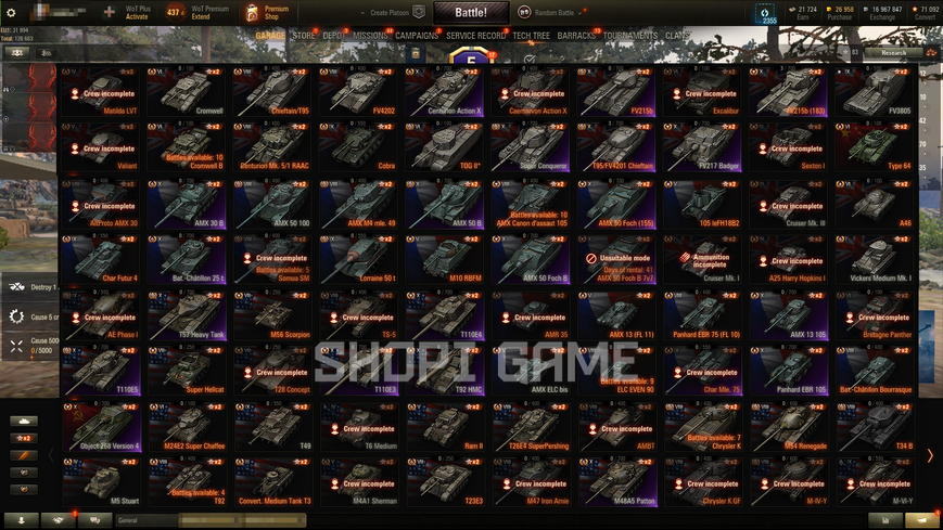 37637 battles 51 premium | 21 tops 238 photo