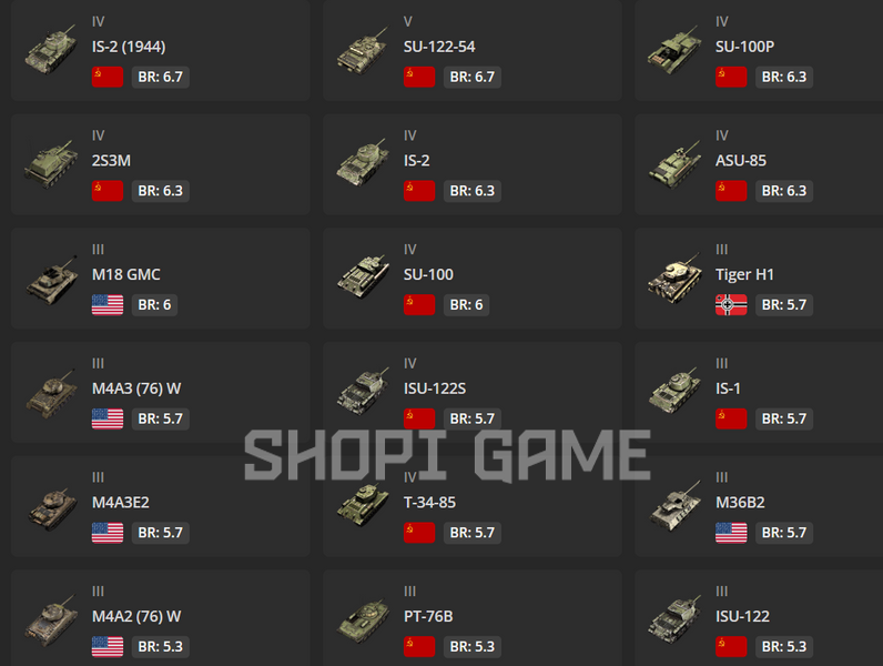 USSR tanks of level 5 (11 pcs) + premium equipment + 57 elite units + 2600 battles 2095 photo