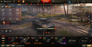 10,505 battles, 13 top tanks, 28 premium tanks, 51% victories, 0 gold, 908,814 silver | Password can be changed 1146 photo