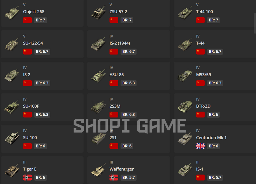 Premium vehicles (8 pcs) + USSR Tanks of level 5 (10 pcs) + 3100 battles + 91 elite units 2096 photo