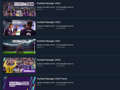 Football Manager 2024 (All parts from 2014-2024 Football Manager) | 14,000 points | NoLimit | Amount of games purchased: 12 000₴