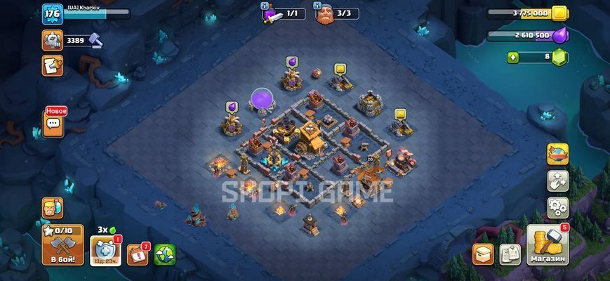 Clash of Clans, TH18, Дракон Лига &ndash; 240 звёзд CWL, max герои, много скинов 3047 фото